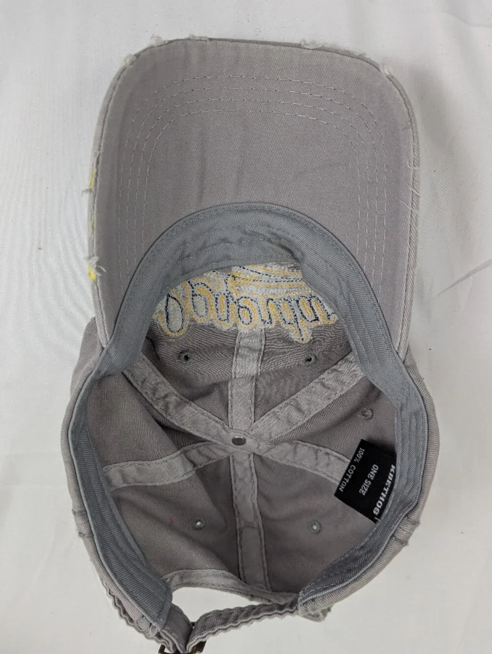 KBETHOS Legendary USA Light Gray Cotton One Size Hat Cap